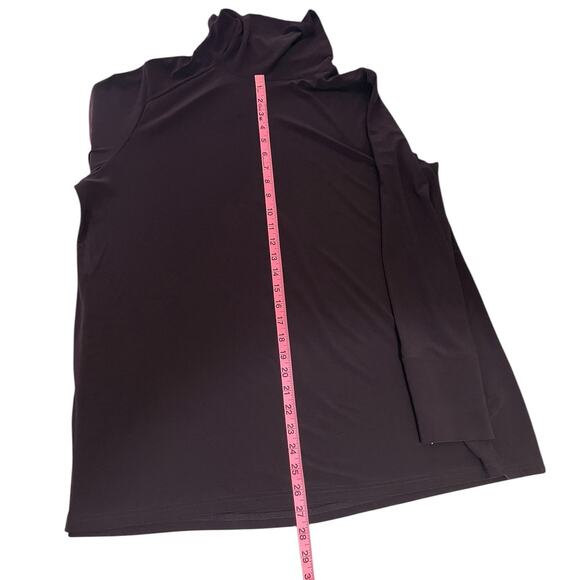 Sympli Stretch Jersey Cowl Neck Long Sleeve Pullover Tunic Top Sz 16 Effortless - Picture 11 of 13